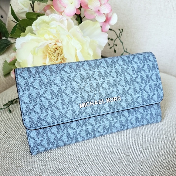 🎒Michael Kors Abbey Backpack and Wallet set blue - Picture 6 of 8